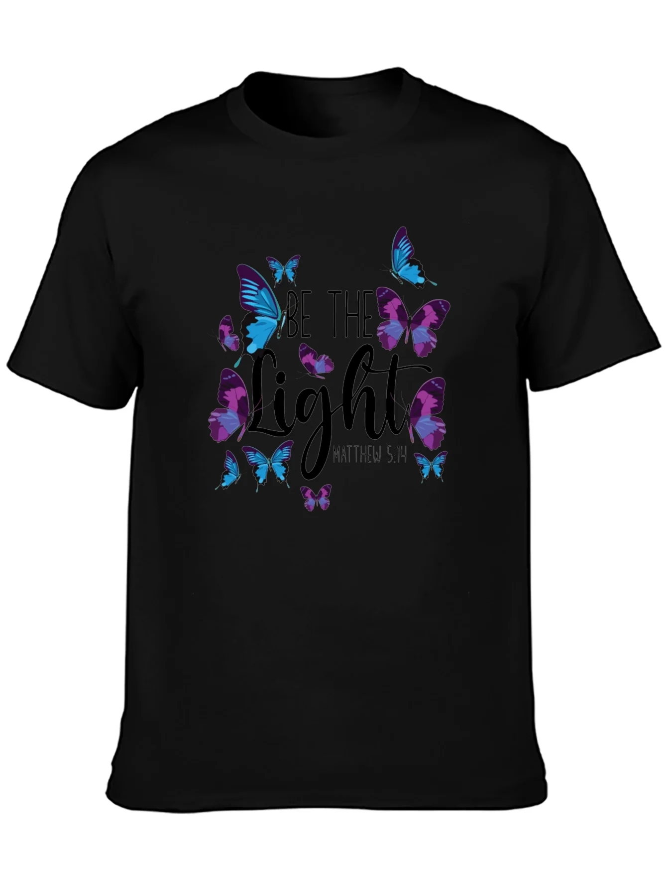 Be the Light Butterfly Graphic Tee