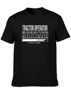 Tractor Operator Retirement Loading T-Shirt