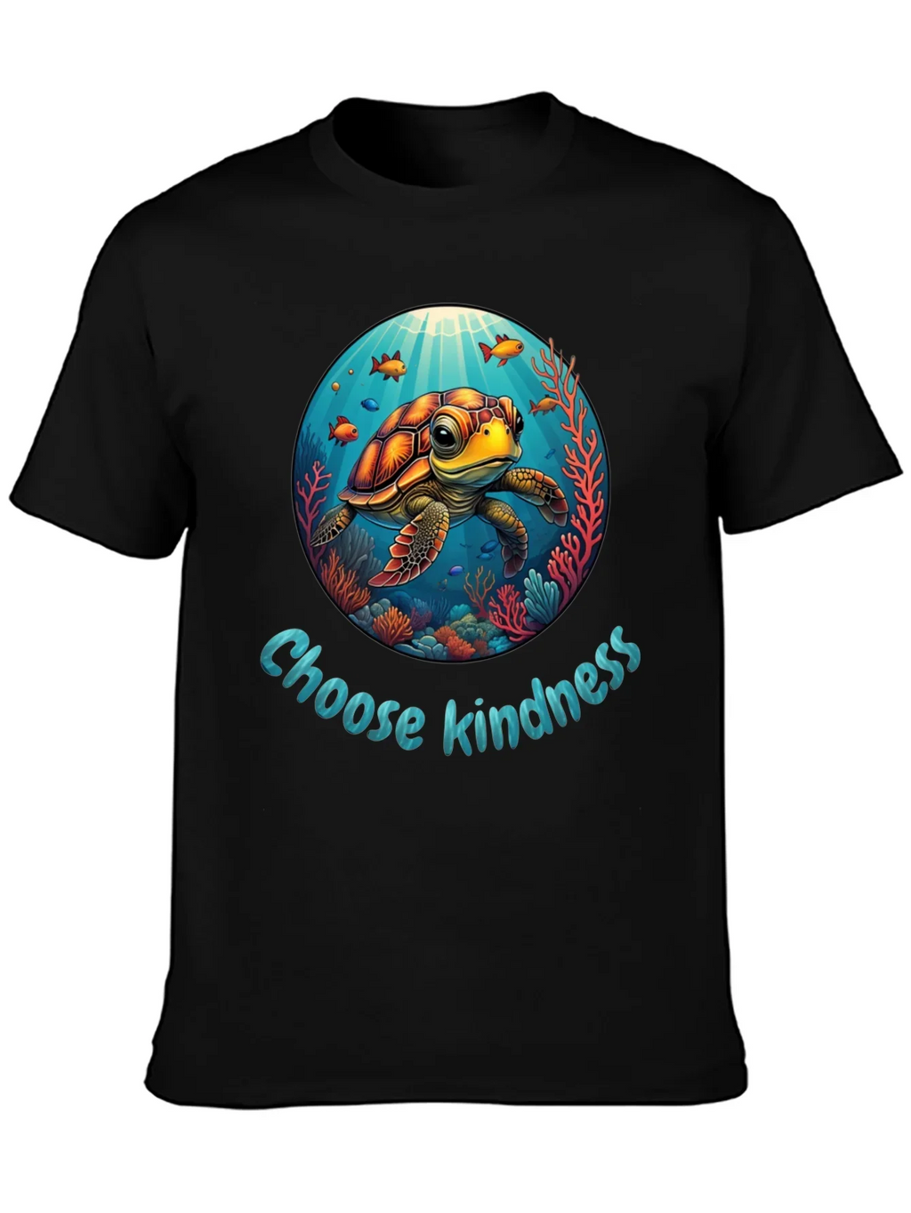 Choose Kindness Turtle Graphic T-Shirt