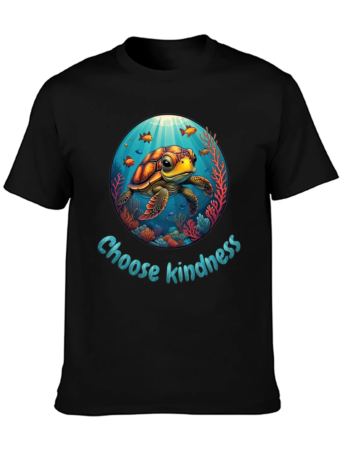 Choose Kindness Turtle Graphic T-Shirt