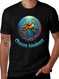 Choose Kindness Turtle Graphic T-Shirt