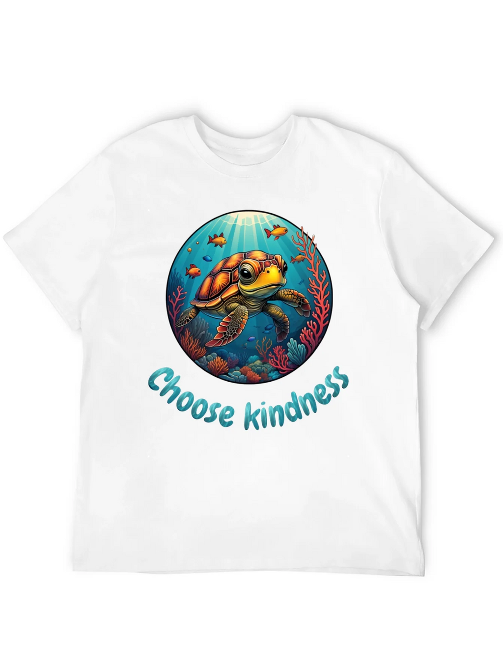 Choose Kindness Turtle Graphic T-Shirt