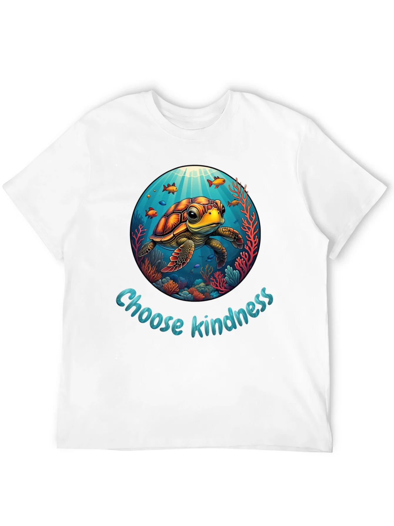 Choose Kindness Turtle Graphic T-Shirt