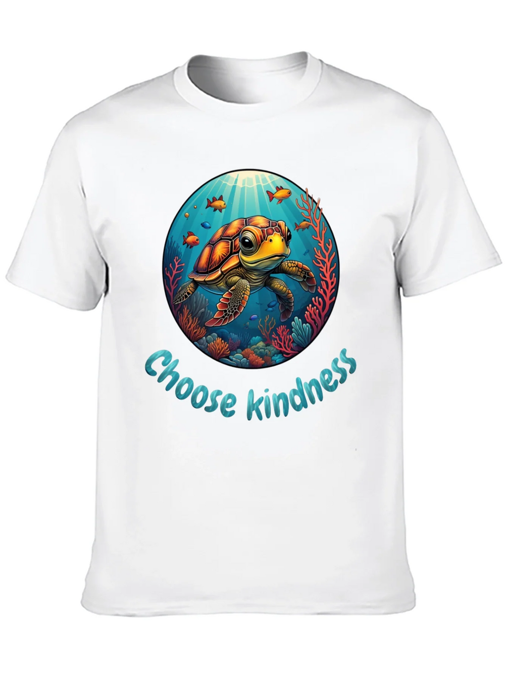 Choose Kindness Turtle Graphic T-Shirt