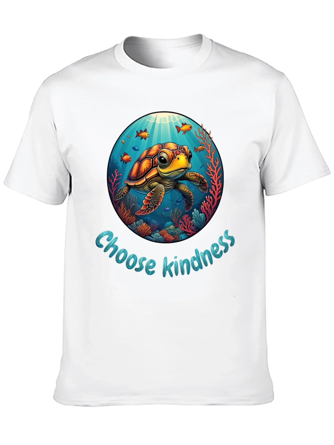 Choose Kindness Turtle Graphic T-Shirt