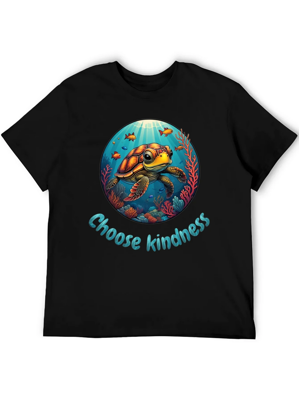 Choose Kindness Turtle Graphic T-Shirt