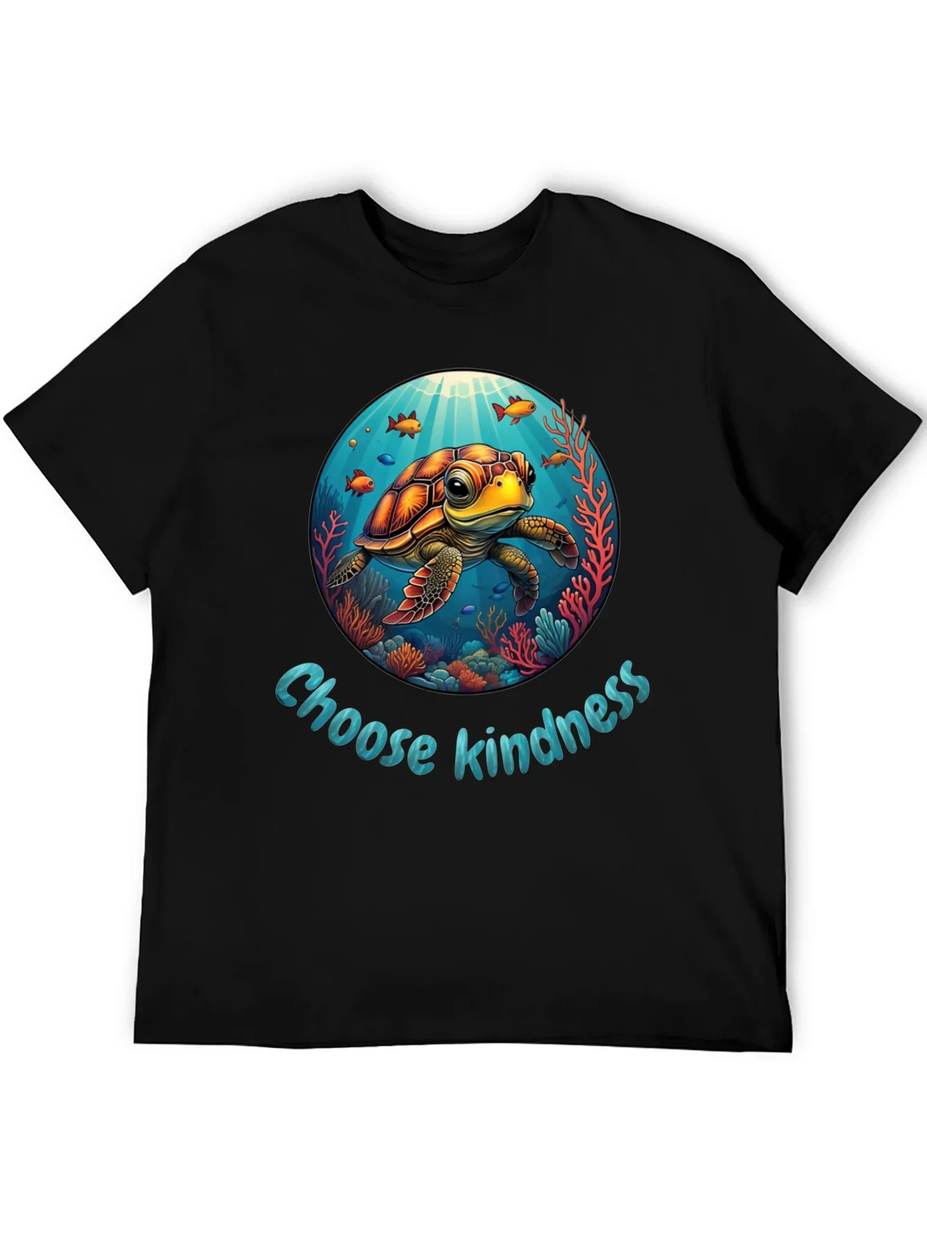 Choose Kindness Turtle Graphic T-Shirt