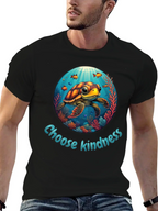 Choose Kindness Turtle Graphic T-Shirt