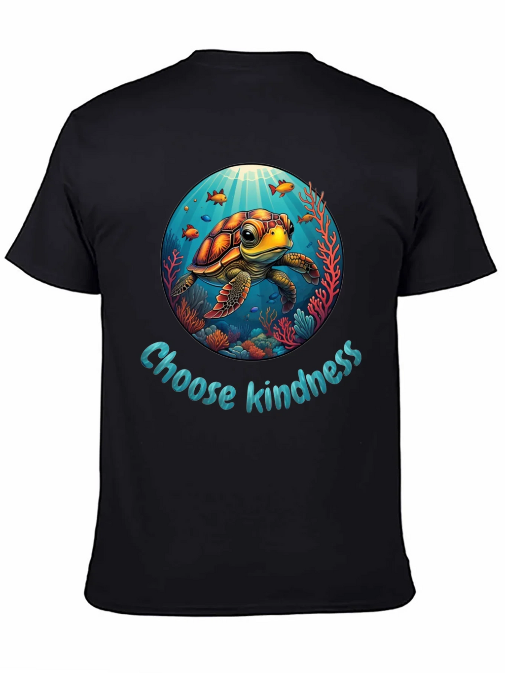 Choose Kindness Turtle Graphic T-Shirt