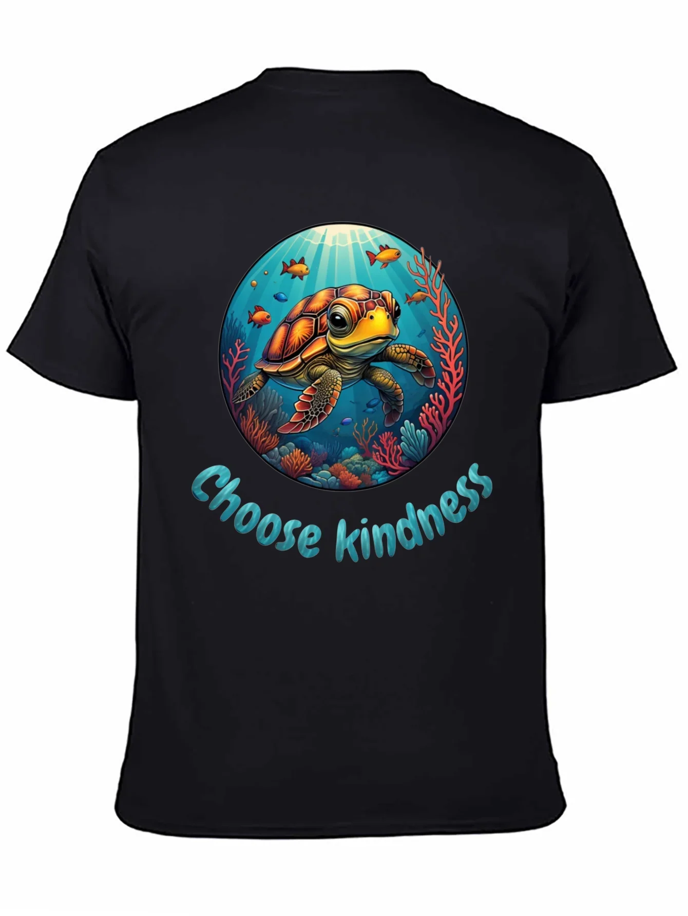 Choose Kindness Turtle Graphic T-Shirt