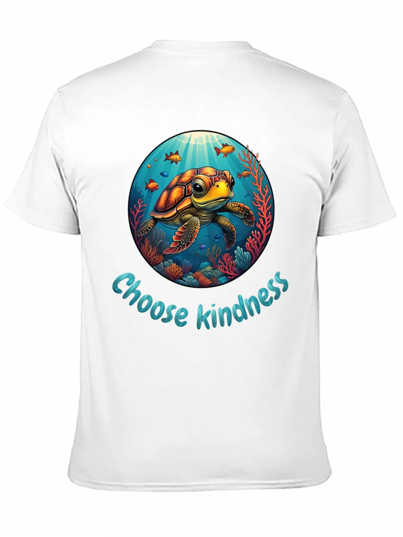 Choose Kindness Turtle Graphic T-Shirt