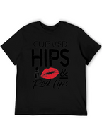 Curved Hips & Red Lips Graphic Tee