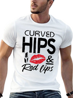 Curved Hips & Red Lips Graphic Tee