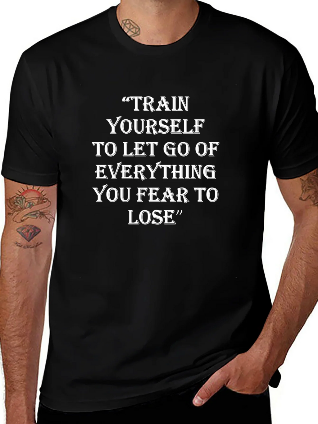 Inspirational Quote T-Shirt - Train Yourself