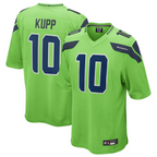 S.Seahawks #10 Cooper Kupp Player Green Game Replica Football Jerseys