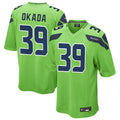 S.Seahawks #39 Ty Okada Player Green Game Football Jerseys