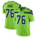 S.Seahawks #76 Grey Zabel Player Green VaporLimited Football Jerseys