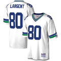S.Seahawks #80 Steve Largent Player  White Legacy Replica Football Jerseys