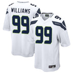 S.Seahawks #99 Leonard Williams Player White Home Game Football Jerseys
