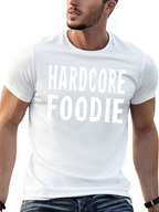 Hardcore Foodie Black Graphic T-Shirt