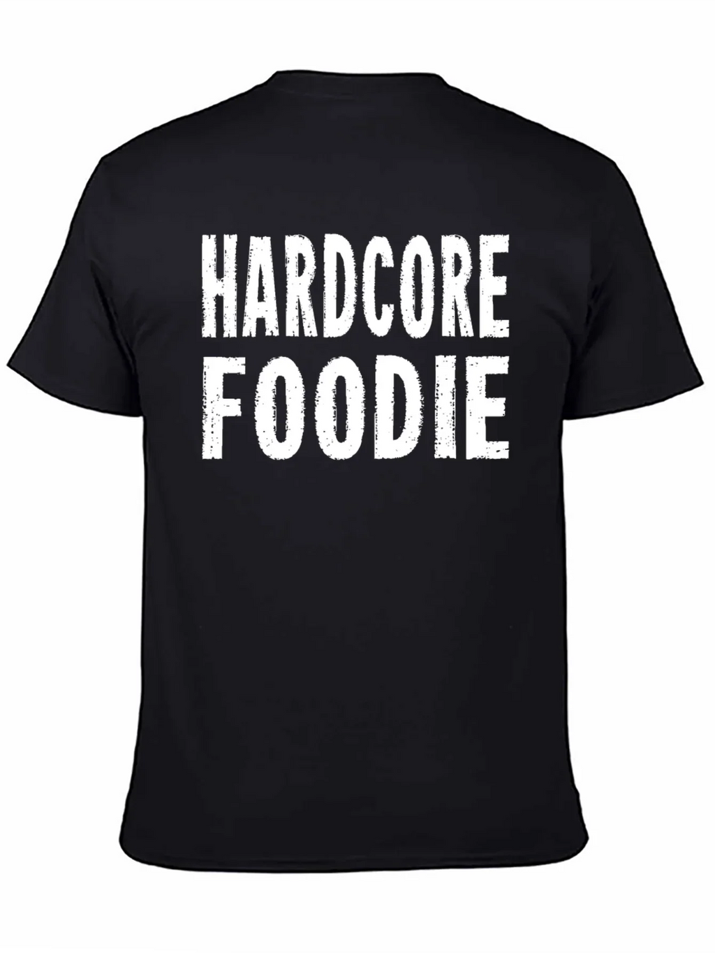 Hardcore Foodie Black Graphic T-Shirt