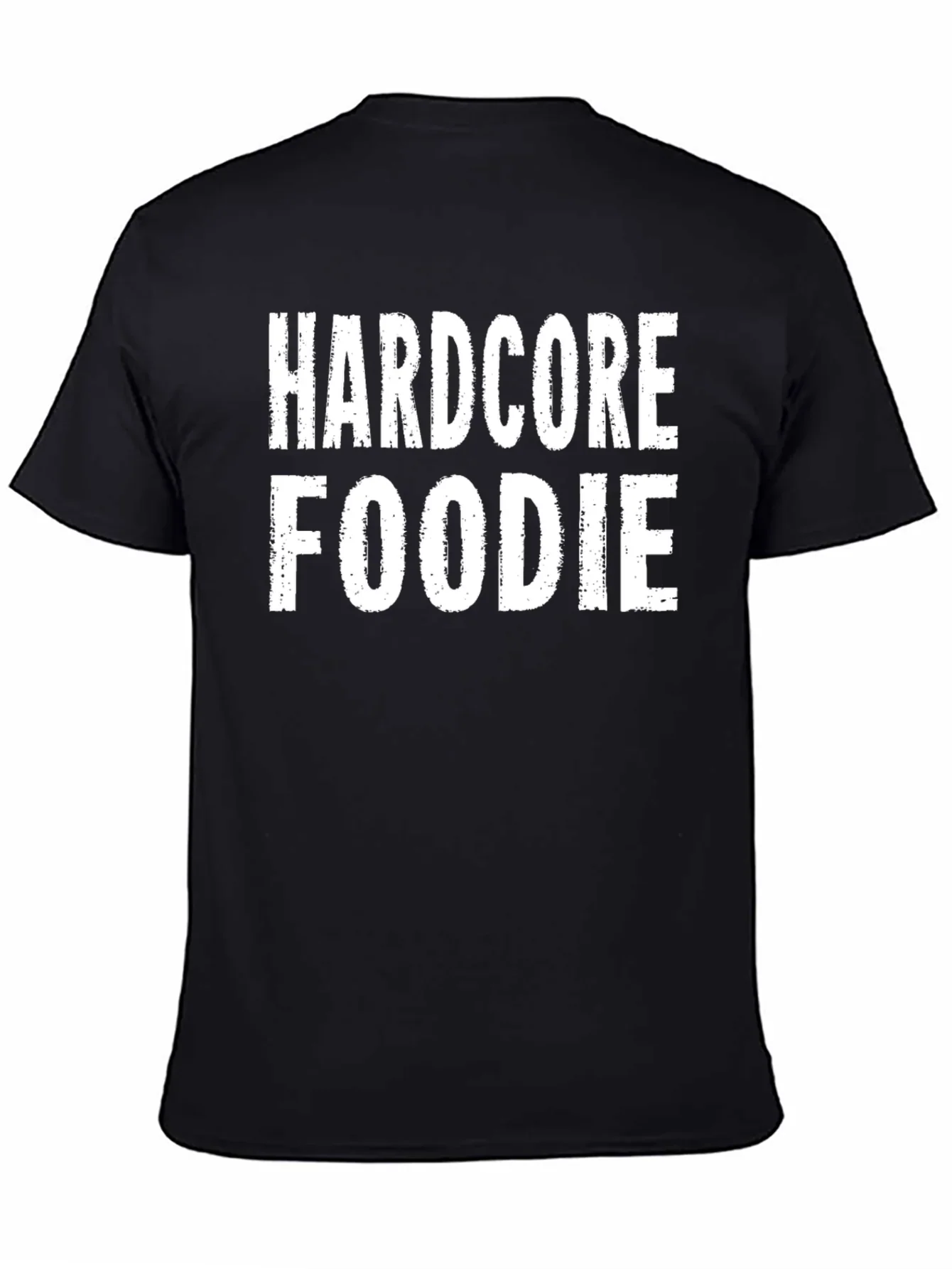 Hardcore Foodie Black Graphic T-Shirt