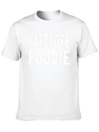 Hardcore Foodie Black Graphic T-Shirt