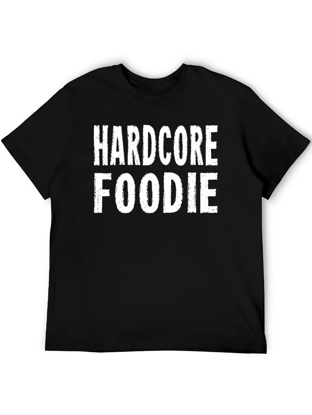 Hardcore Foodie Black Graphic T-Shirt