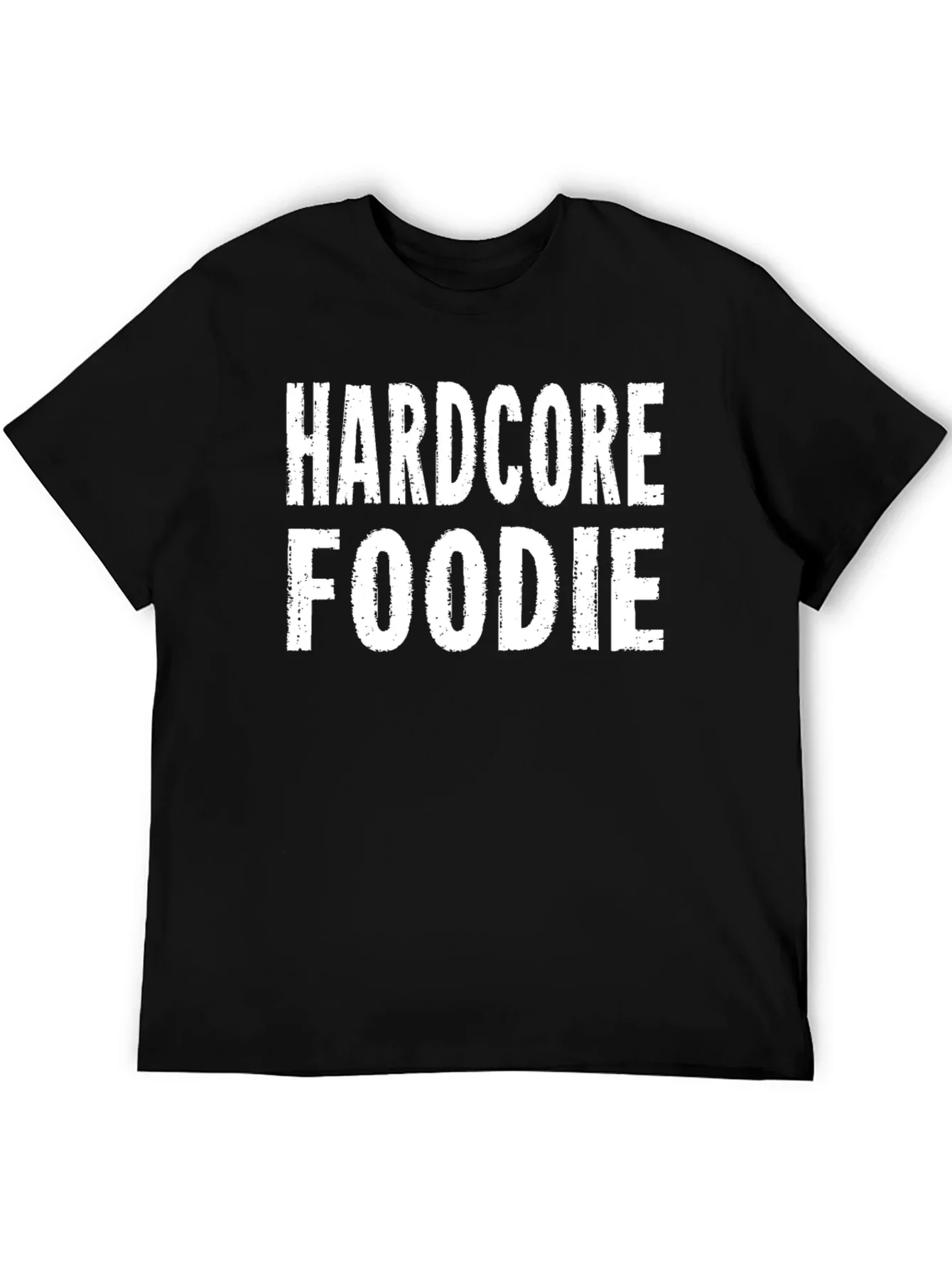 Hardcore Foodie Black Graphic T-Shirt