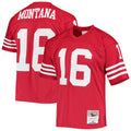 SF.49ers #16 Joe Montana Player  Legacy Replica Scarlet Football Jerseys