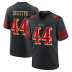 SF.49ers #44 Kyle Juszczyk Player Rivalries Collection Black Game Football Jerseys