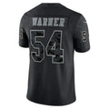 #54 Fred Warner Player SF.49ers Black RFLCTV Limited Football Jerseys