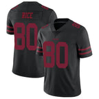 SF.49ers #80 Jerry Rice Player Black Vapor Untouchable Limited Throwback Football Jerseys