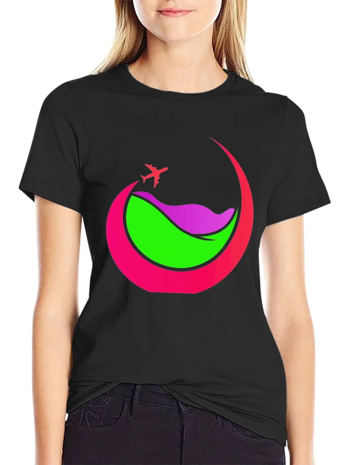 Travel Graphic Tee - Airplane Adventure Shirt