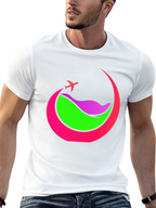 Travel Graphic Tee - Airplane Adventure Shirt