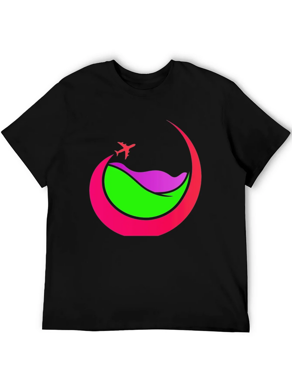 Travel Graphic Tee - Airplane Adventure Shirt