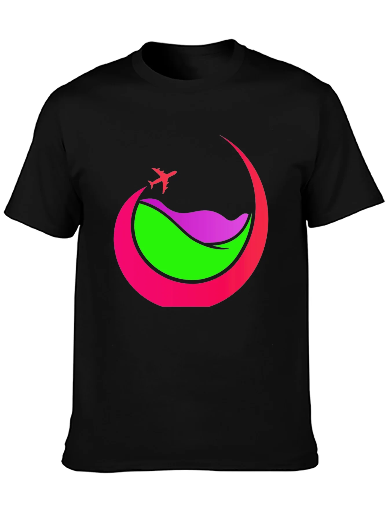 Travel Graphic Tee - Airplane Adventure Shirt