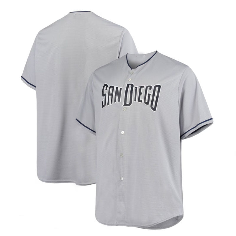 San Diego Padres Road Official Cool Base Jersey - Gray Baseball Jerseys