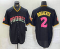 San Diego Padres #2 Xander Bogaerts Black Fashion Baseball Jersey