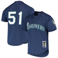 Seattle Mariners #51 Ichiro Suzuki  Royal Cooperstown Collection Mesh Batting Practice Jersey Baseball Jerseys