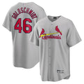 St. Louis Cardinals #46 Paul Goldschmidt Gray Road Replica Player Name Jersey Baseball Jerseys