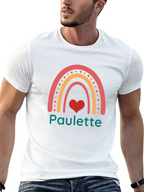 Paulette Rainbow Heart Graphic Tee