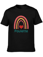 Paulette Rainbow Heart Graphic Tee