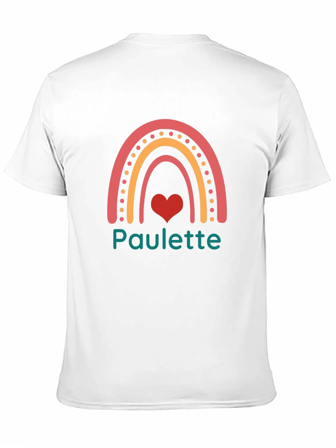 Paulette Rainbow Heart Graphic Tee