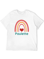 Paulette Rainbow Heart Graphic Tee