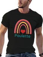 Paulette Rainbow Heart Graphic Tee