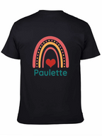 Paulette Rainbow Heart Graphic Tee