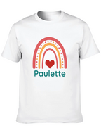 Paulette Rainbow Heart Graphic Tee