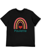 Paulette Rainbow Heart Graphic Tee