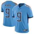 T.Titans #9 Steve McNair Player Light Blue Vapor Limited Football Jerseys